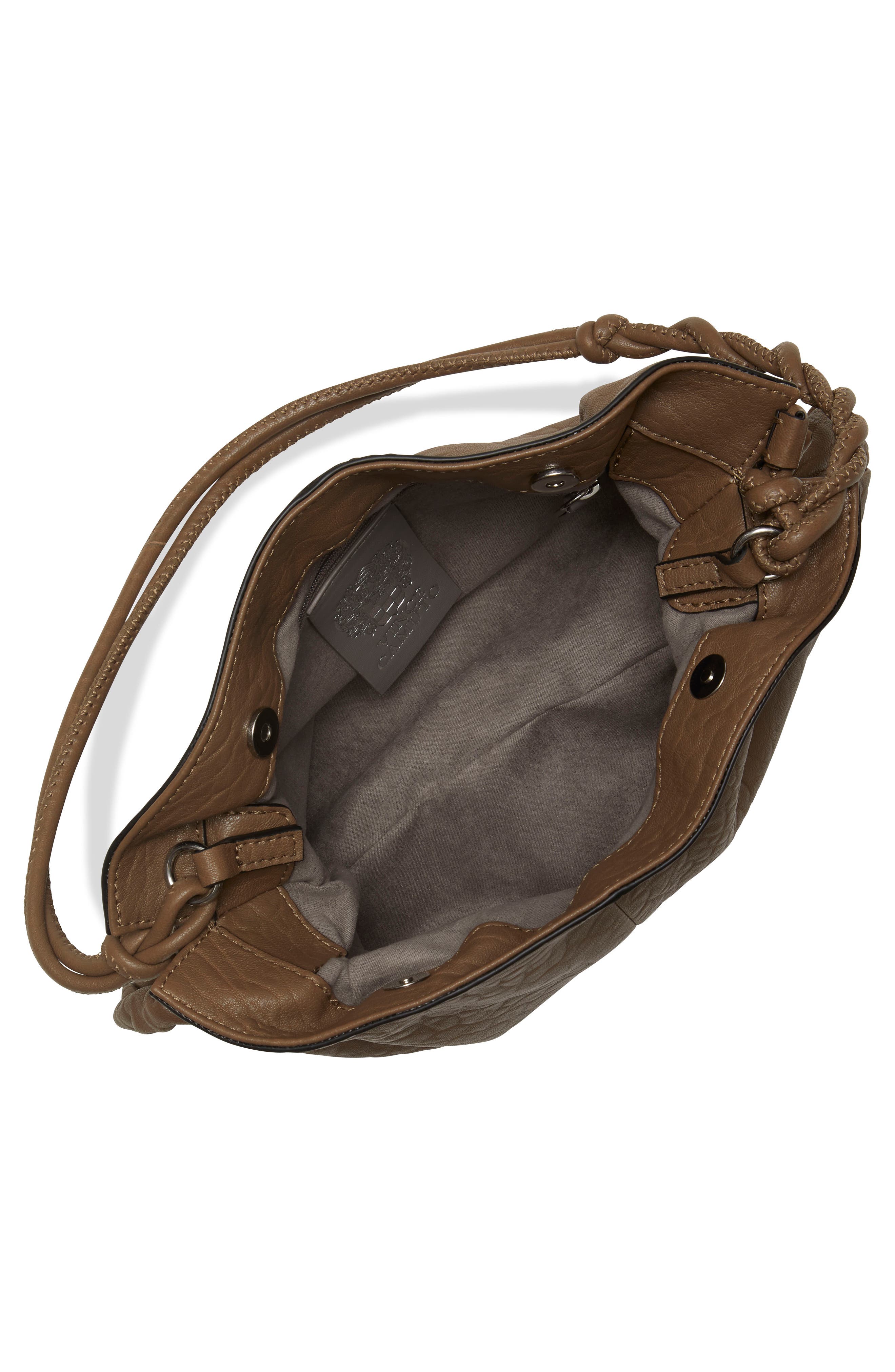 Tally Snake Embossed Leather Top Handle Bag, Alternate, color, DEEP MOSS
