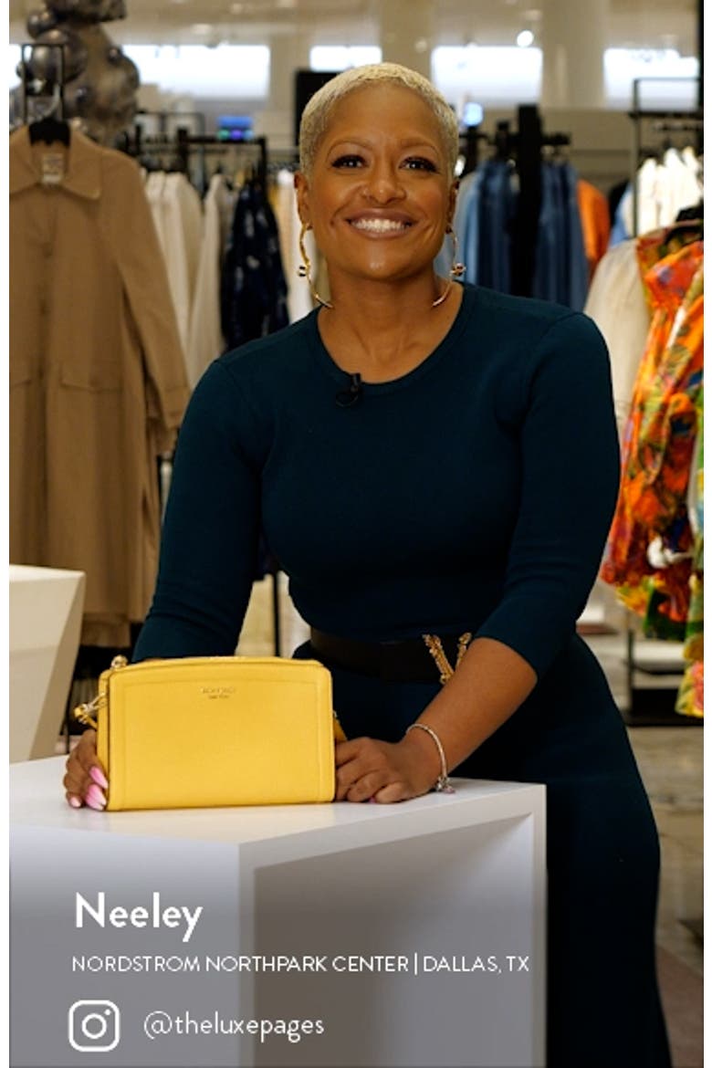 knott small leather crossbody bag video
