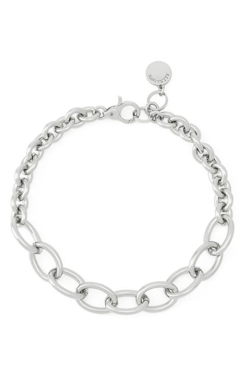 Flex Oval Link Chain Bracelet