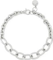 AllSaints Flex Oval Link Chain Bracelet