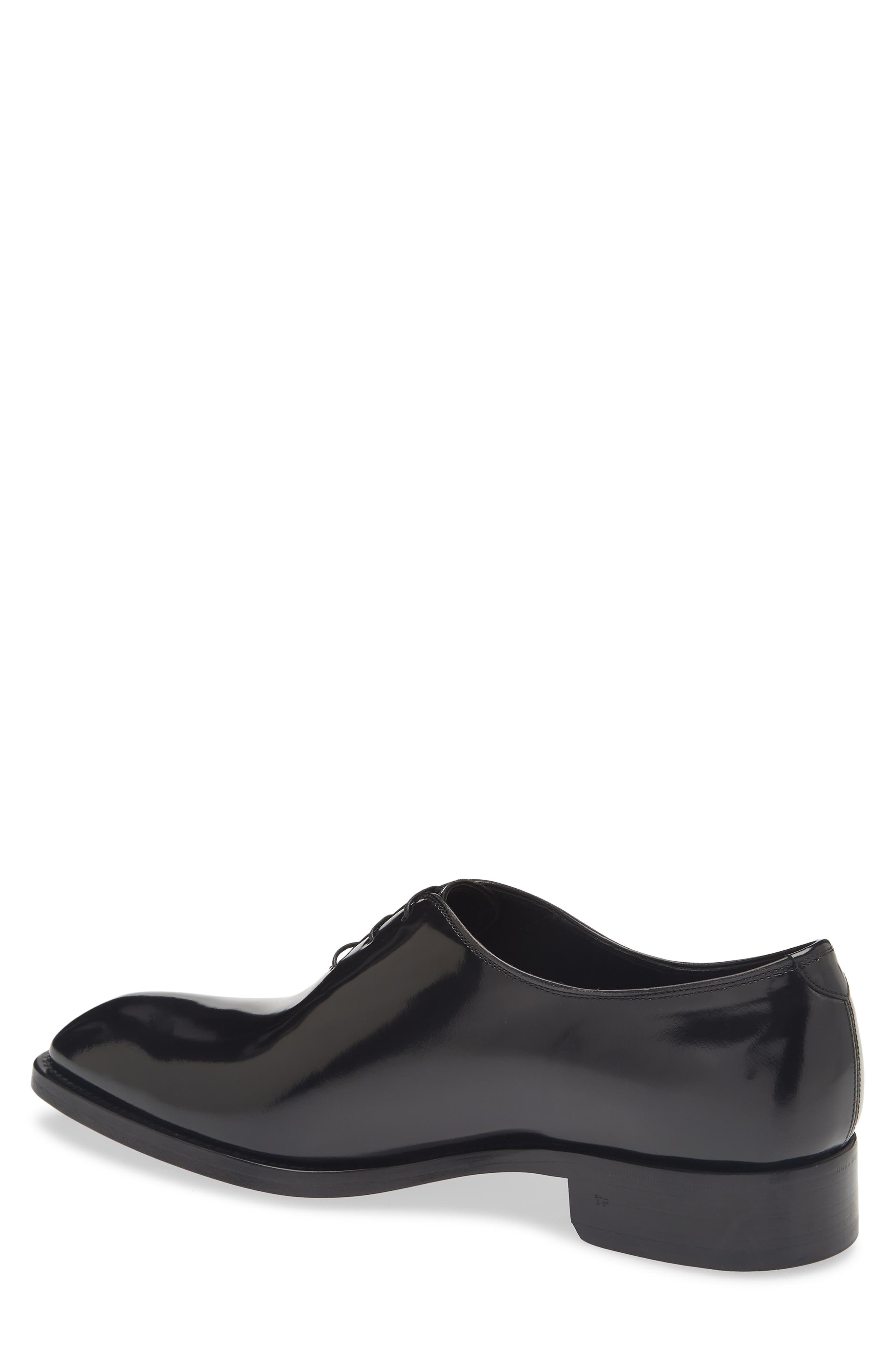 TOM FORD Patent Wholecut Oxford, Alternate, color, Black