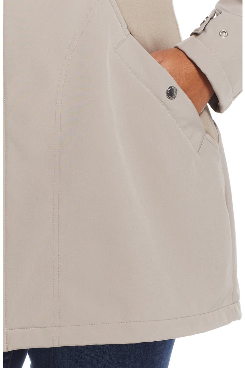 Soft Shell Water Resistant Jacket, Alternate, color, PEEBLE