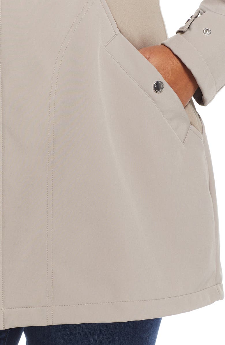 Gallery Soft Shell Water Resistant Jacket, Alternate, color, Peeble