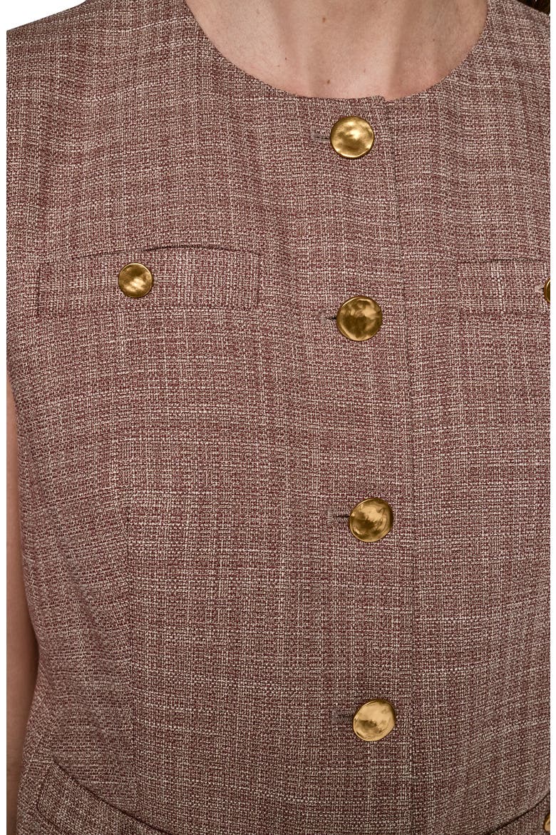 Plaid Vest, Alternate, color, SUNBAKED