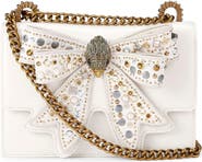 Kurt Geiger London Small Shoreditch Bow Convertible Leather Crossbody Bag