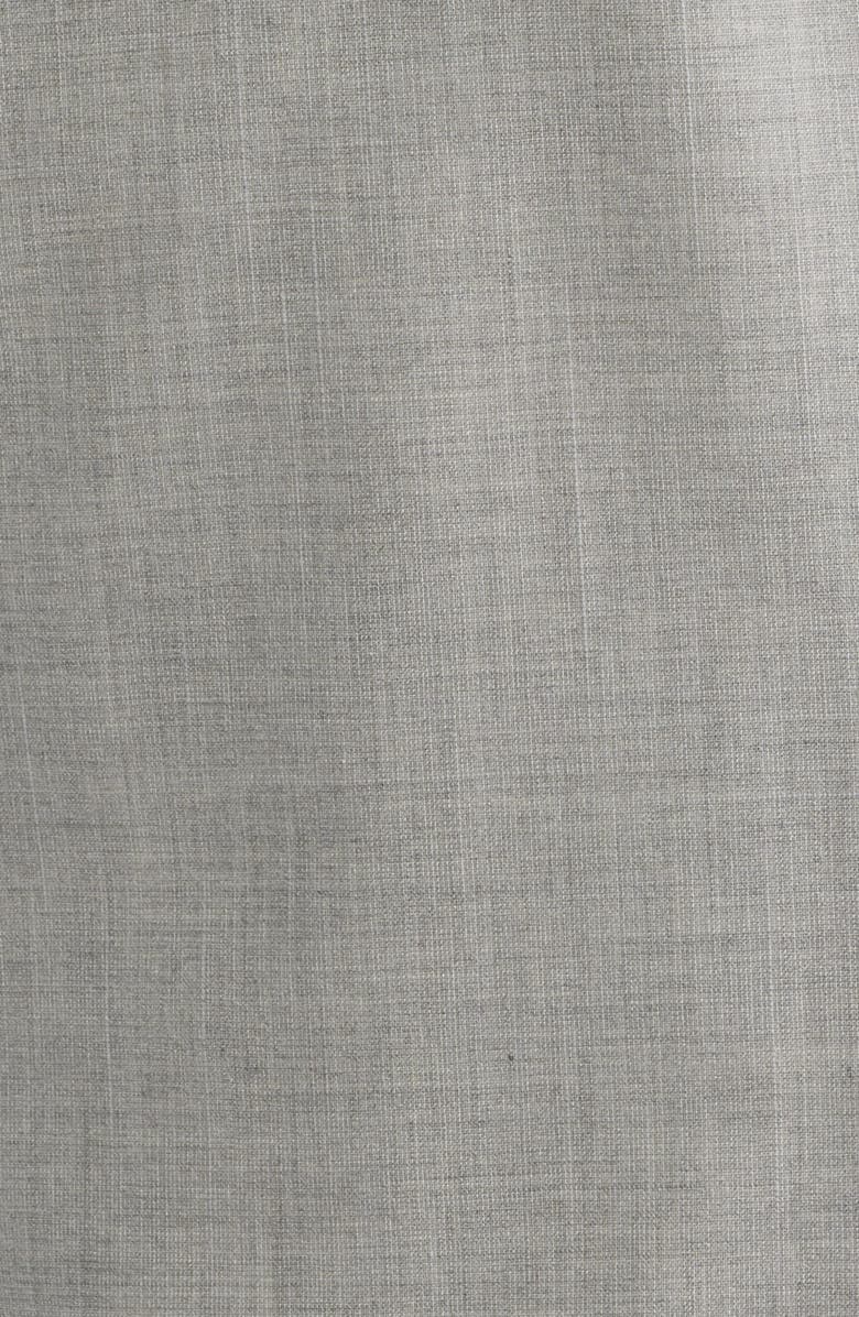 BOSS Hutson Slim Fit Tan Mélange Wool Blend Peak Lapel Sport Coat, Alternate, color, Open Grey