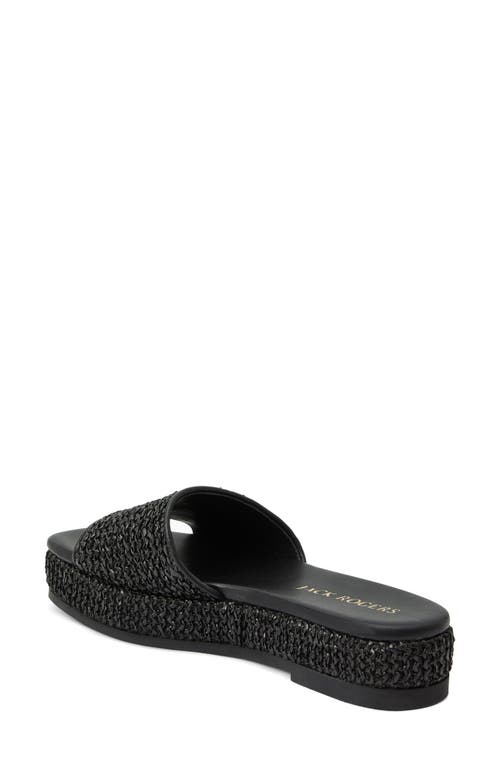 Jack Rogers Bay Flatform Sandal In Black