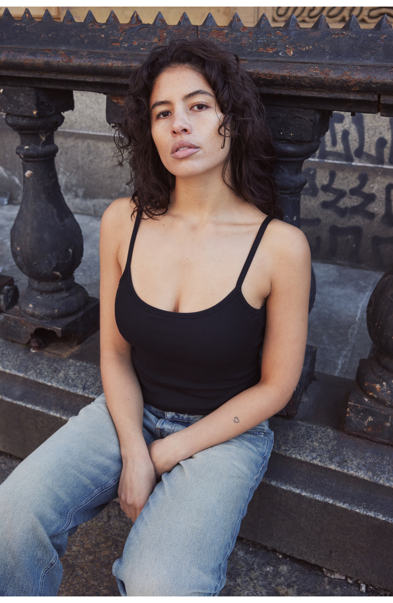 Embrace The Ribbed Bra Top, Alternate, color, Black