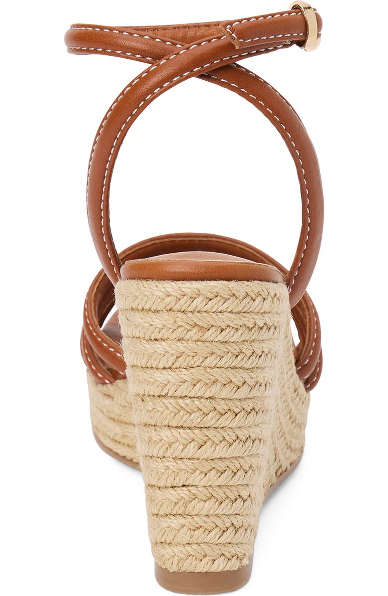 Coconuts by Matisse Sunnie Espadrille Ankle Strap Platform Wedge Sandal, Alternate, color, Cognac
