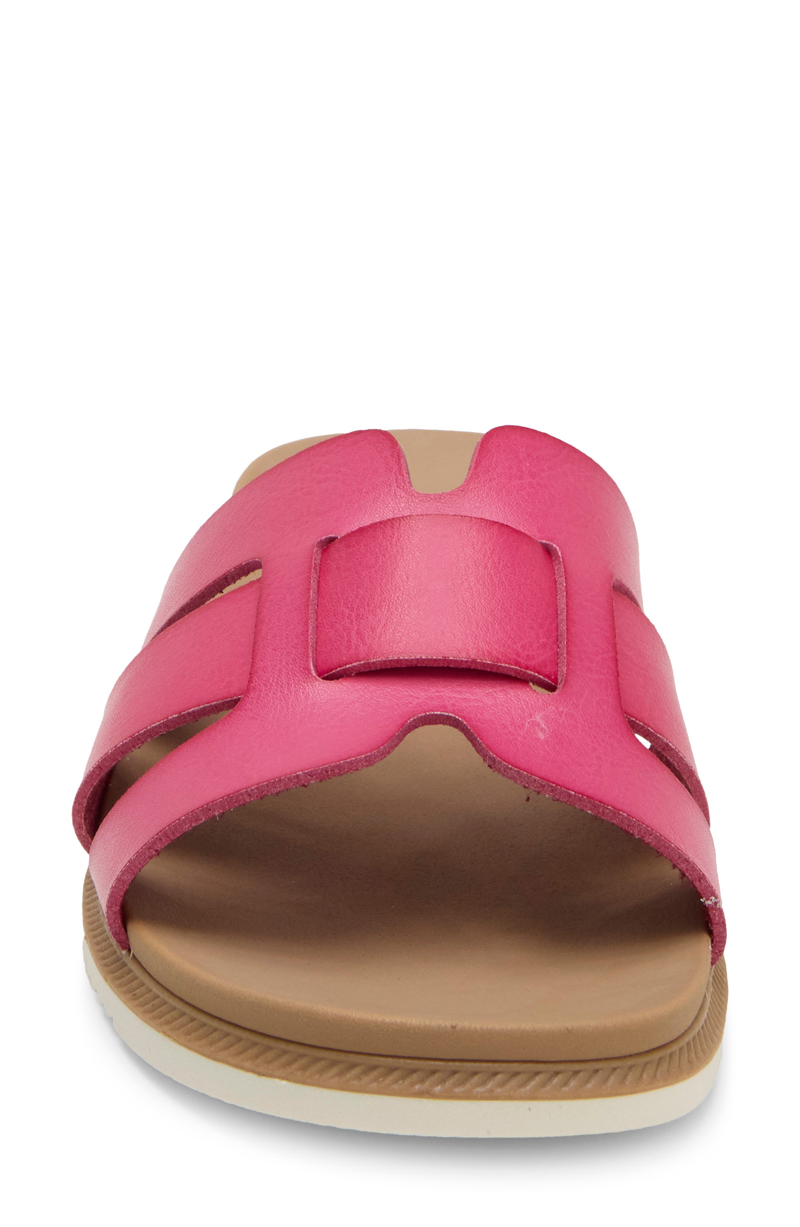 BOBS Desert Kiss Low Peak Lo Slide Sandal, Alternate, color, FUCHSIA