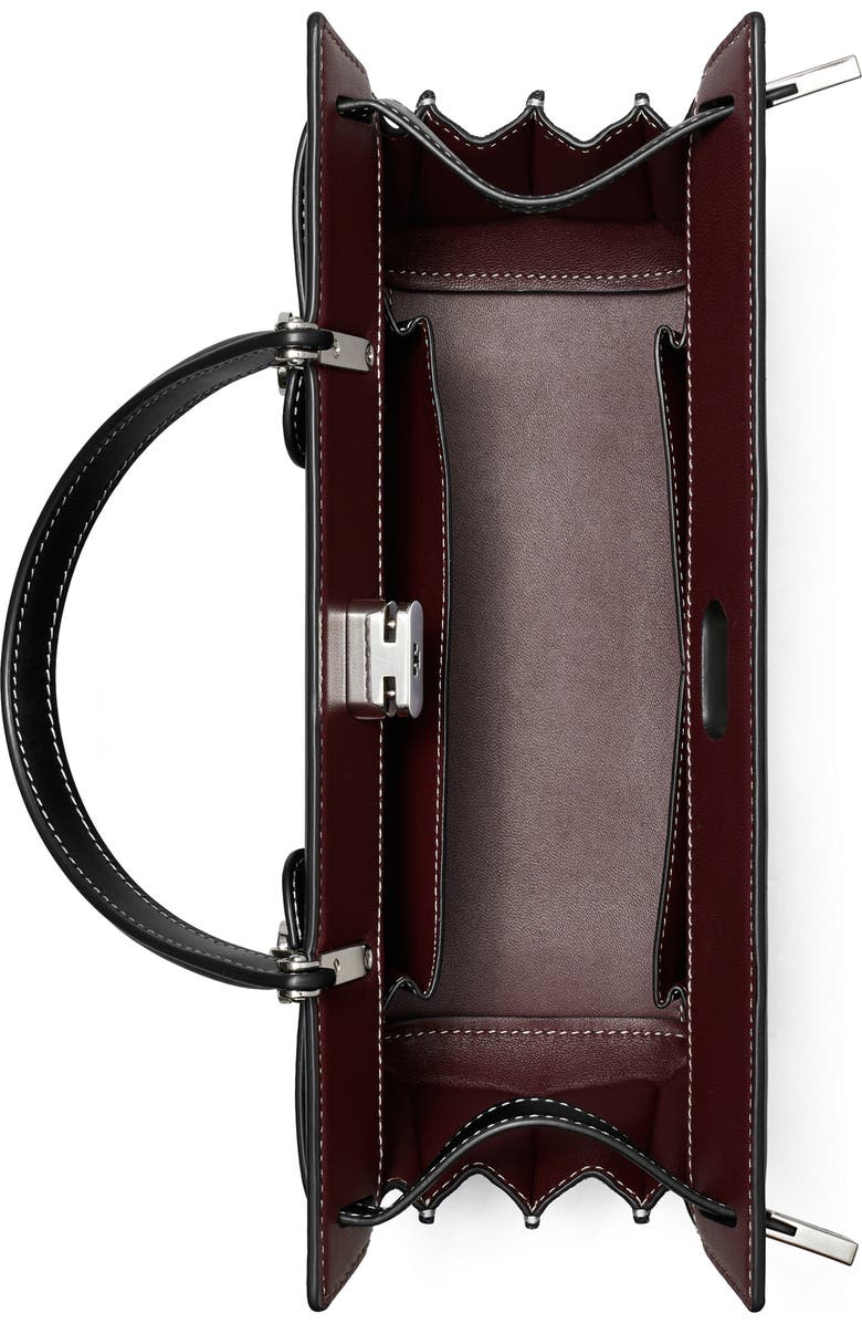 Tory Burch Lee Radziwill Leather Cat Eye Bag, Alternate, color,