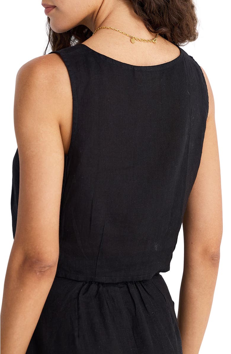 Reistor Boxy Crop Top, Alternate, color, Black