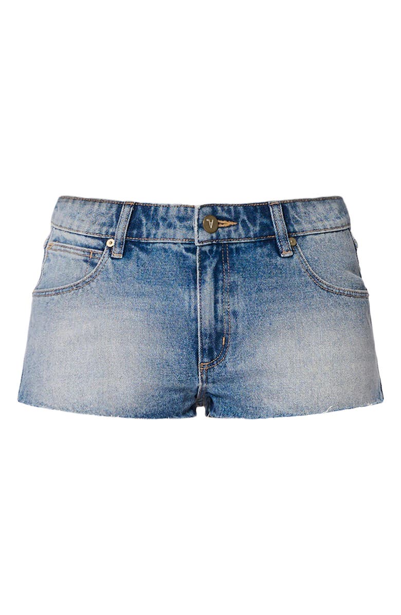ABRAND Cutoff Denim Shorts, Alternate, color, Tamara