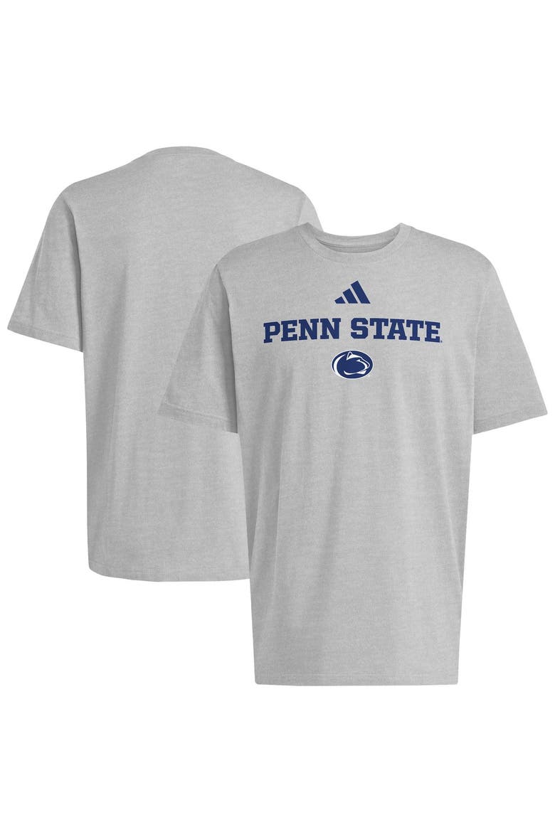 Men's adidas Gray Penn State Nittany Lions Wordmark Cotton T-Shirt, Main, color, Gray