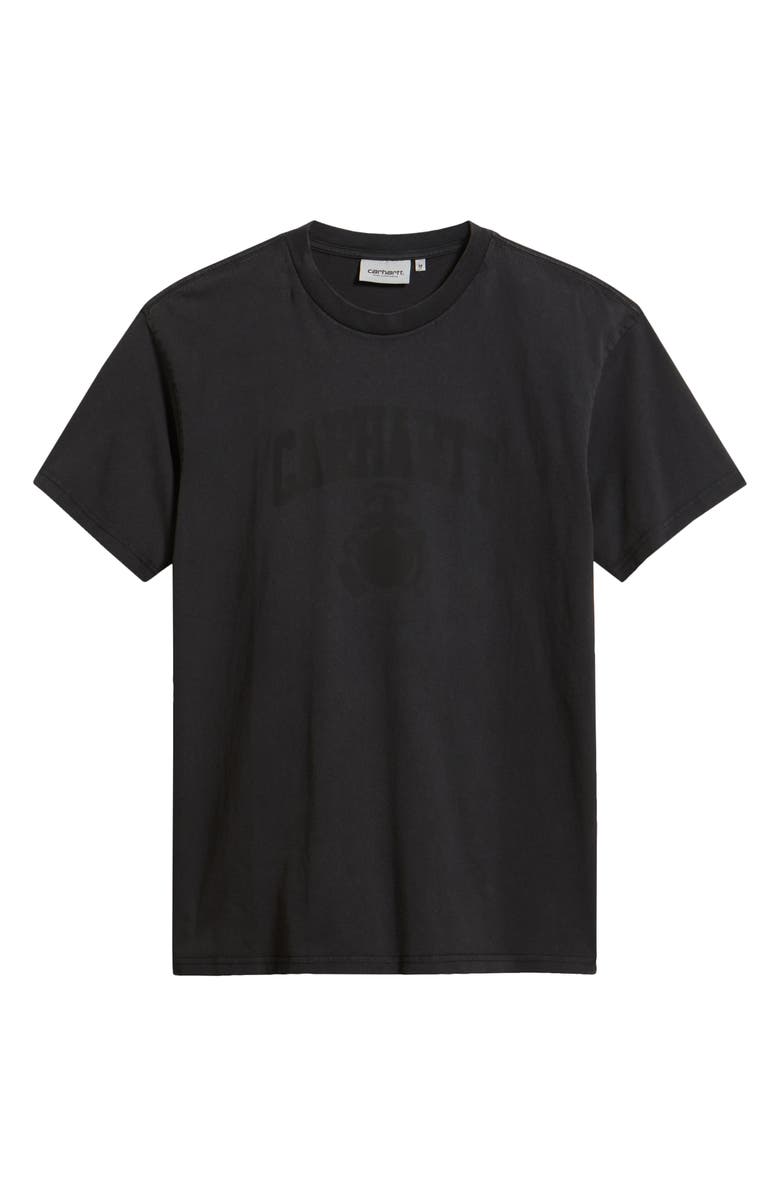 Carhartt Work In Progress Faded Ponds Corps Organic Cotton Graphic T-Shirt, Main, color, Black (Heavy Stone Wash)