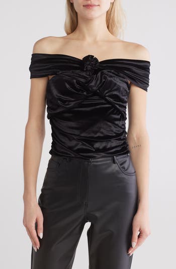 velours ribbon tops/2color | KNUTH MARF