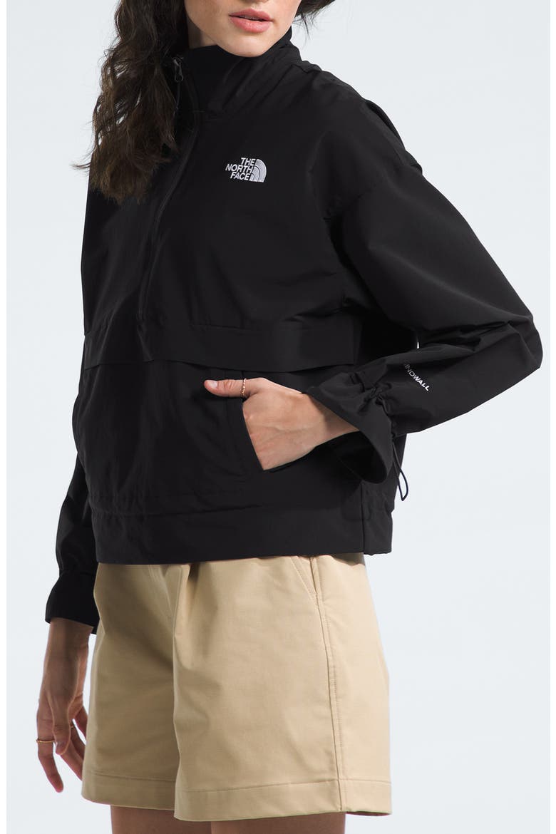 TNF™ Easy Wind Half Zip Pullover, Alternate, color, TNF BLACK