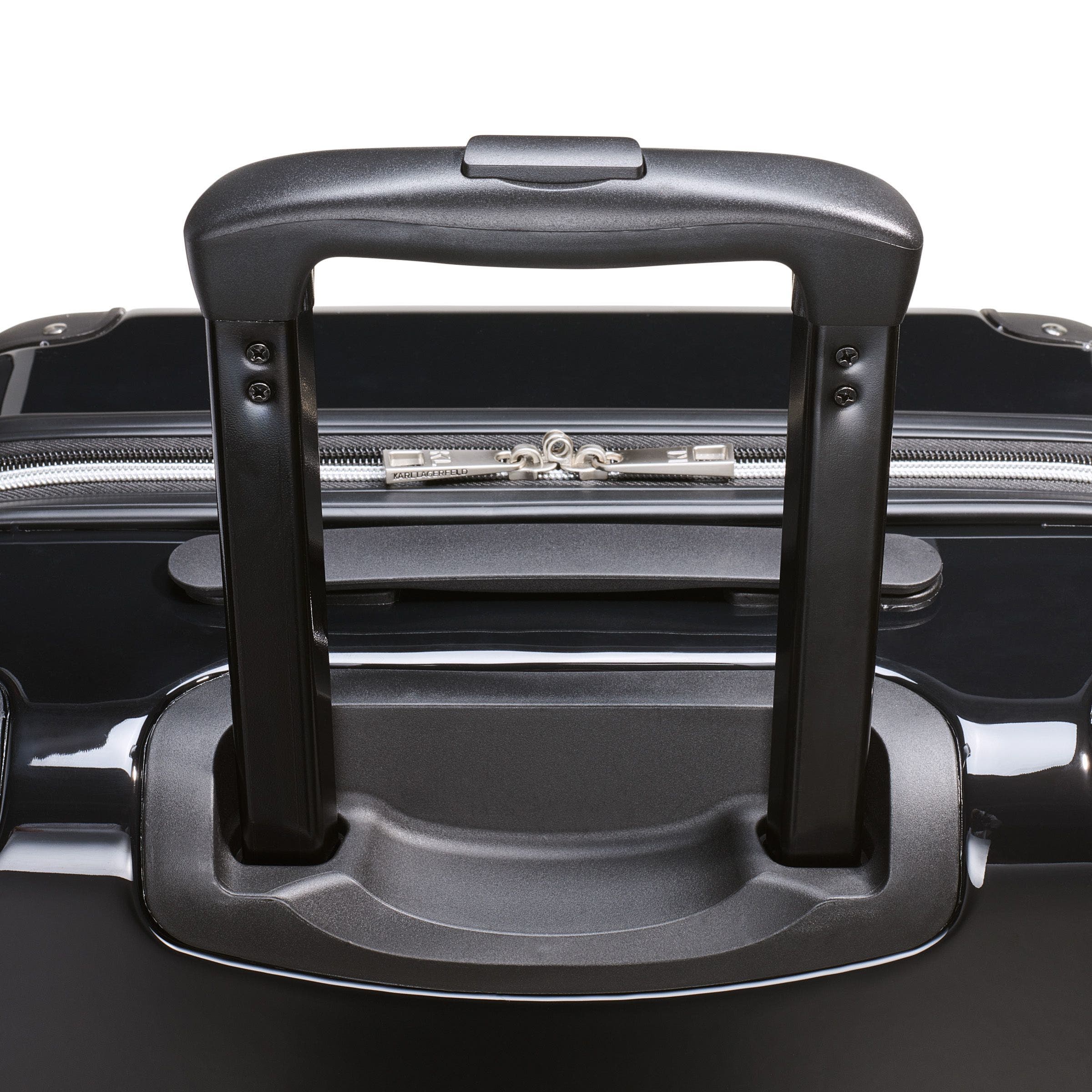 KARL LAGERFELD Up in Paris Upright Suitcase, Alternate, color, Black