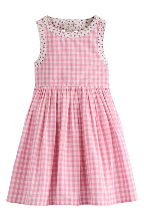 Kids' Harlow Gingham Strappy Cotton Sundress (Toddler, Little Kid & Big Kid)