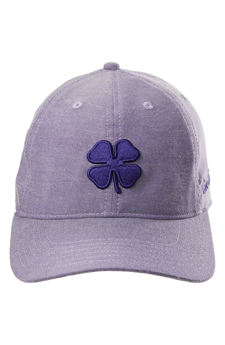 Black Clover Soft Luck 7 Baseball Cap, Alternate, color, Purple
