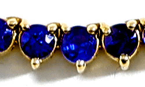 Mark Henry Sapphire Chain Necklace In Blue