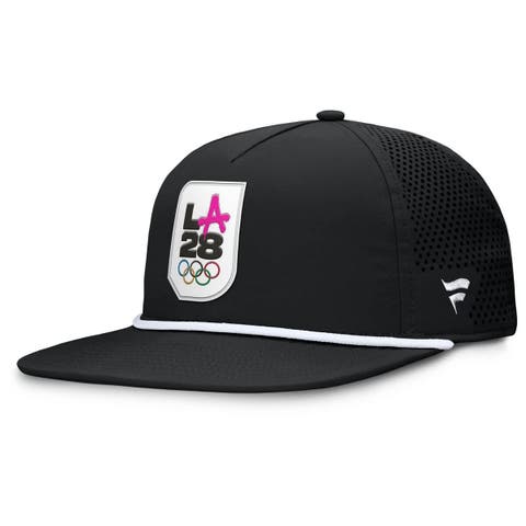 Men's Fanatics Black LA28 Summer Olympics Peak Snapback Hat