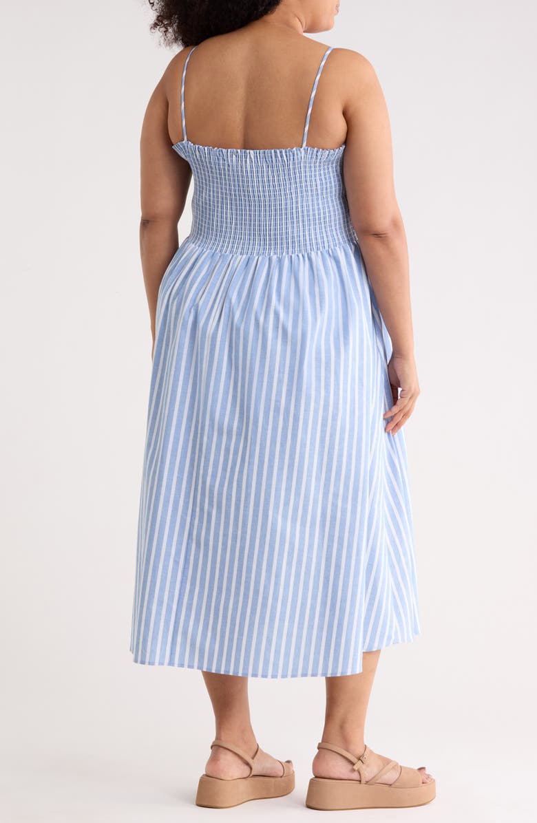 Renee C Stripe Fit & Flare Midi Dress, Alternate, color, 