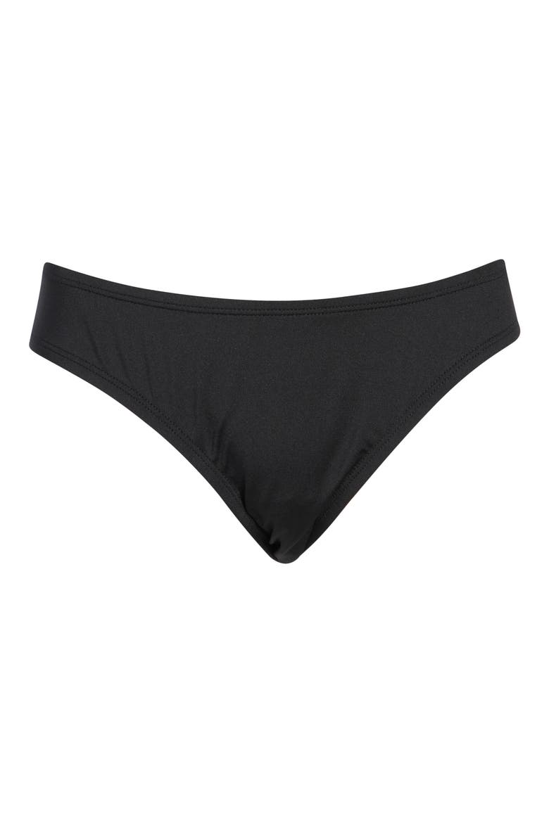 Brief Bikini Bottoms, Main, color, BLACK