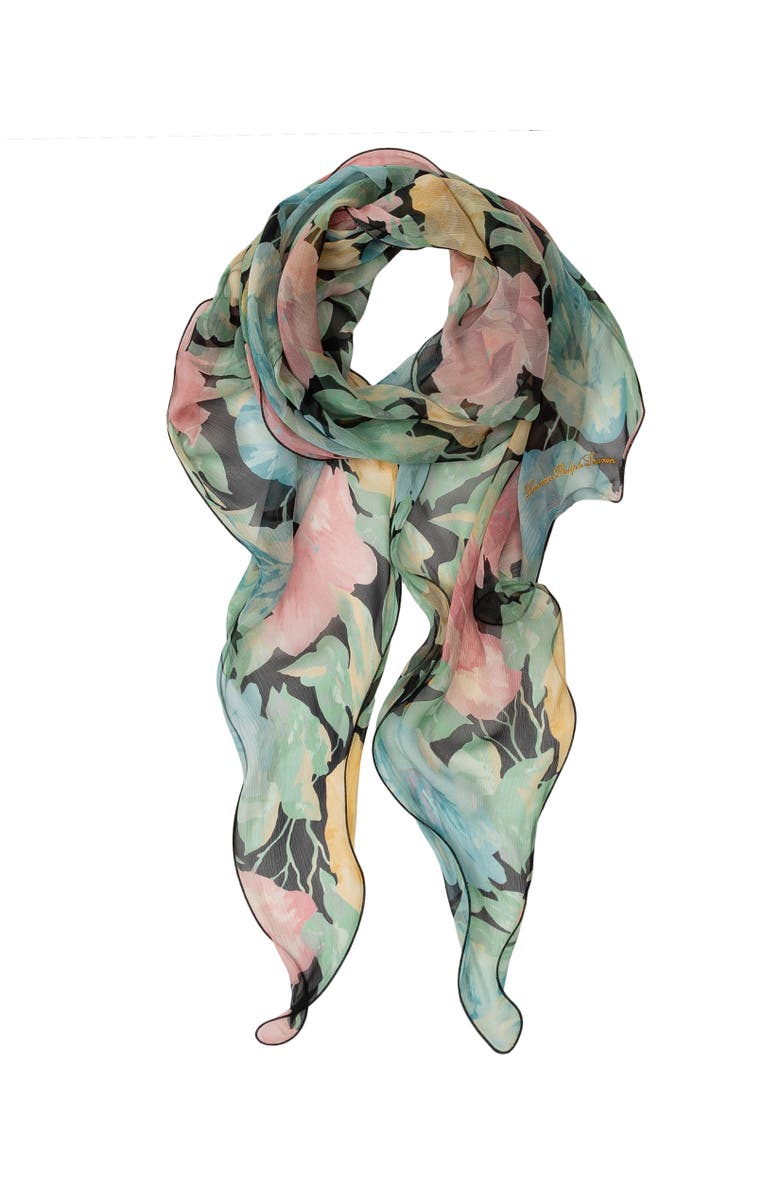 Lauren Ralph Lauren Spring Floral Wavy Wrap, Main, color,
