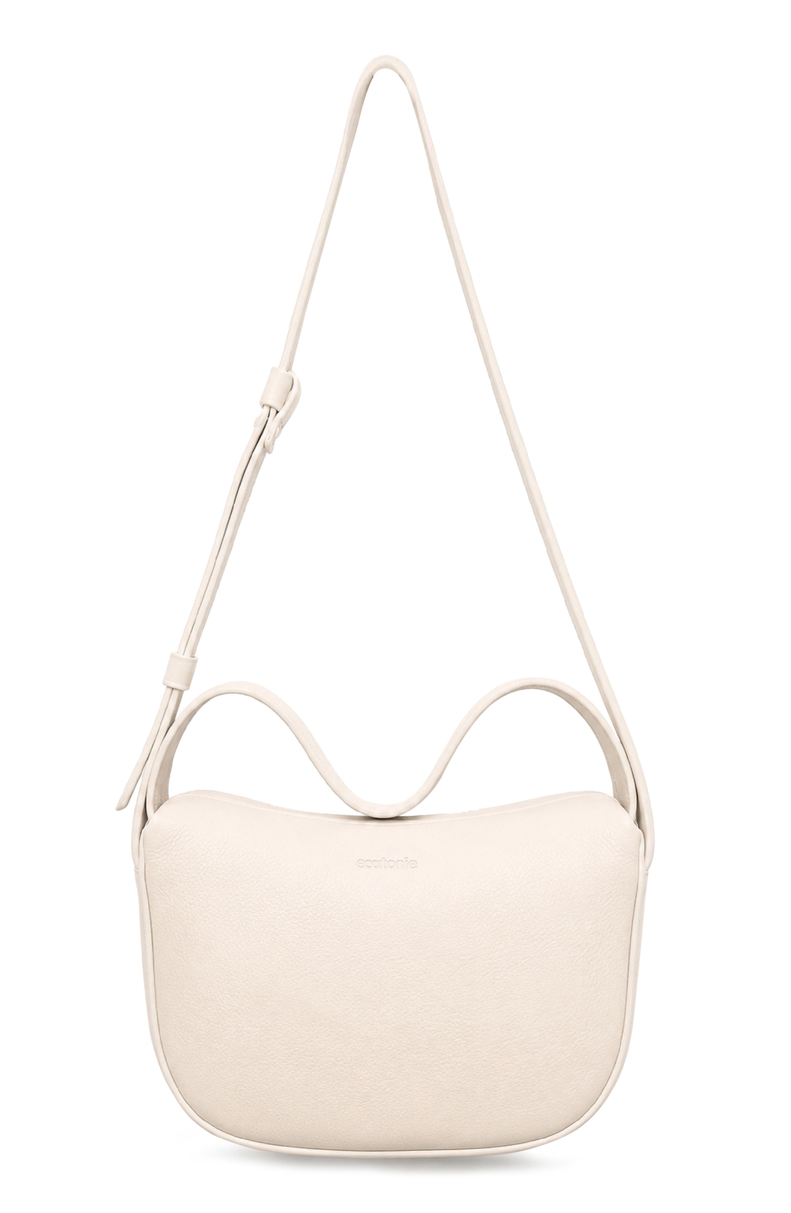 Peggy Leather Crossbody Bag, Main, color, WARM WHITE