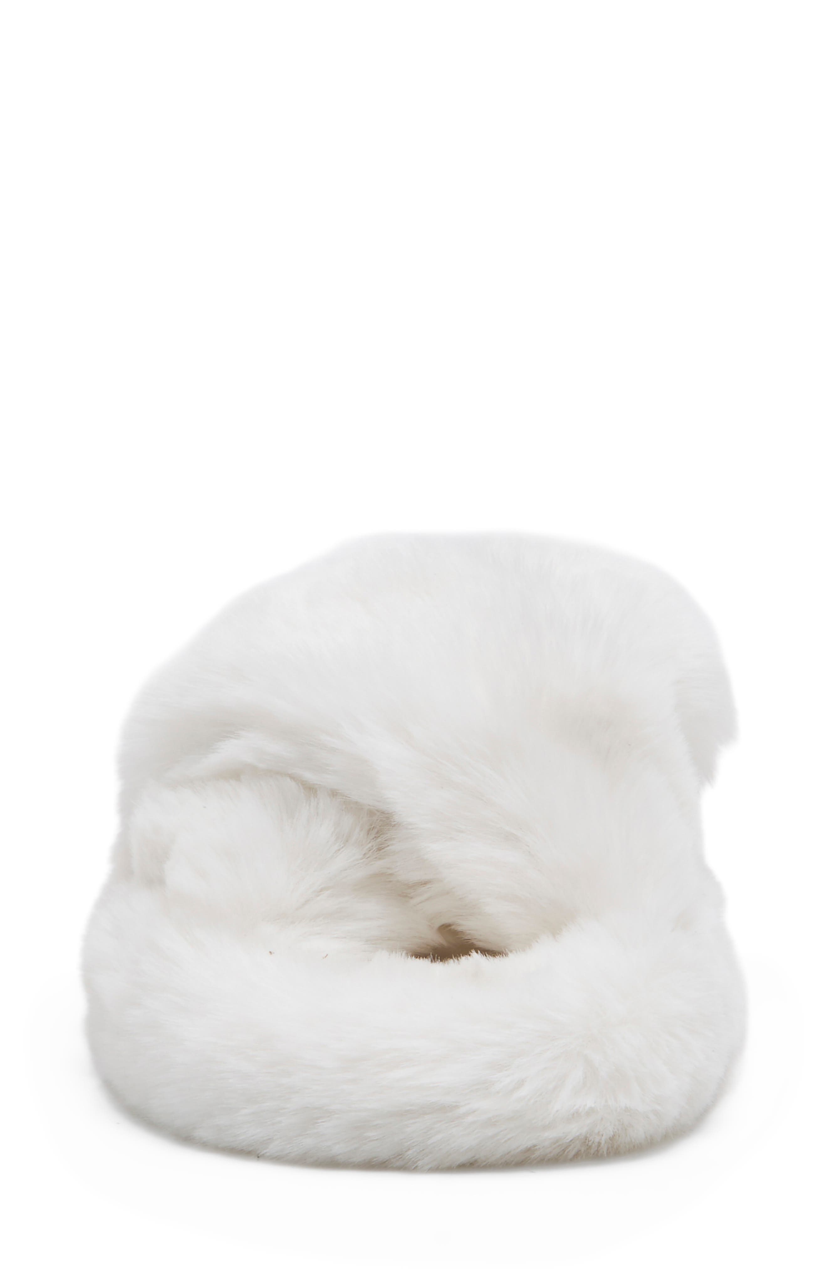 Counting Sheep 2.0 Faux Fur Slipper, Alternate, color, SNOW