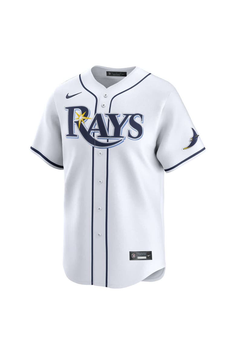 Men's Nike White Tampa Bay Rays Home Limited Jersey, Alternate, color, White