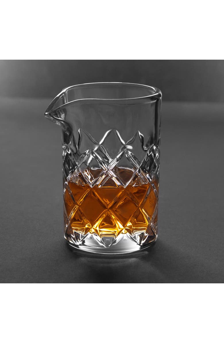 FINAL TOUCH Yarai Mixing Pitcher with Hawthorne Strainer, Alternate, color, Clear