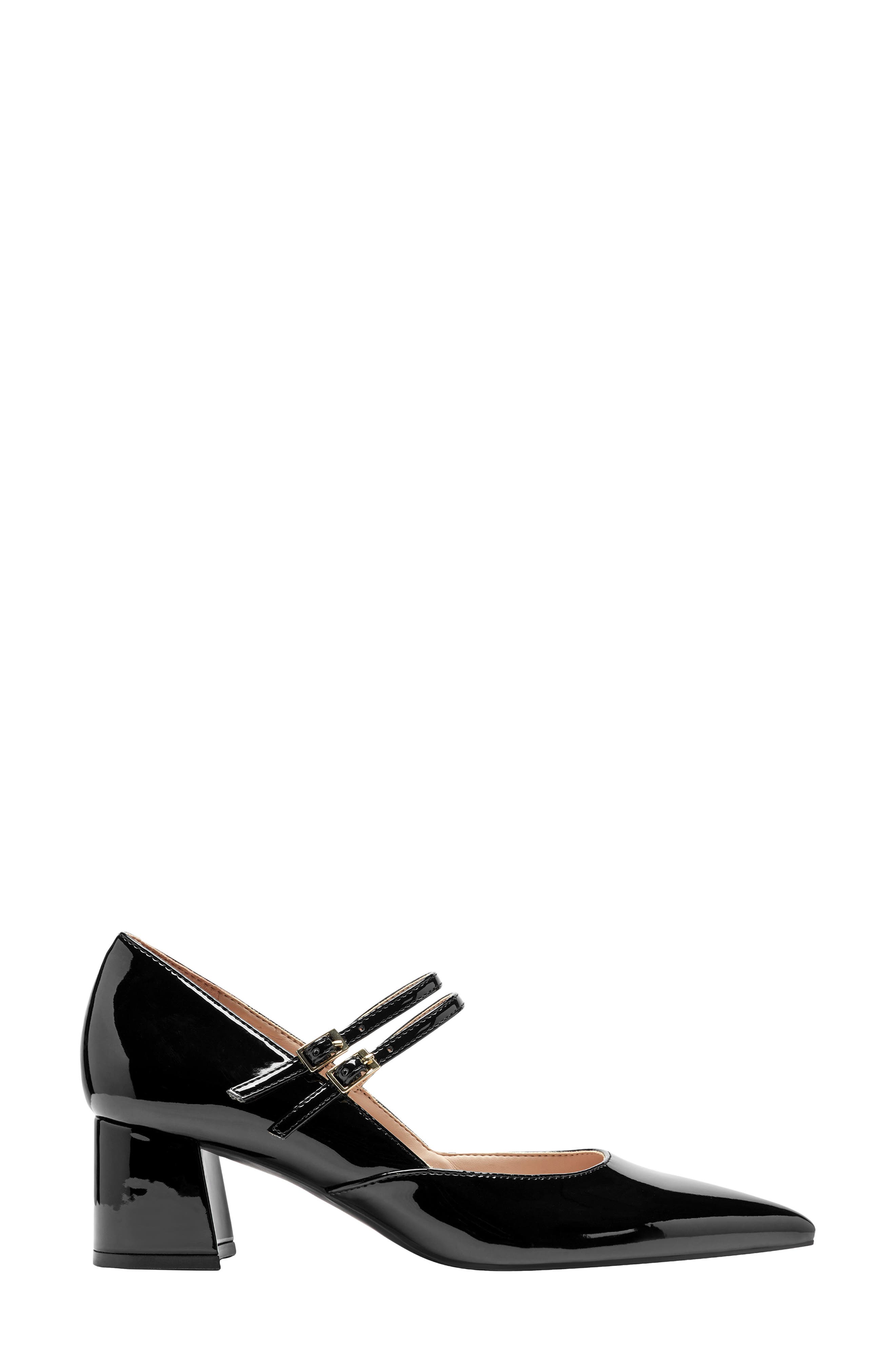 Bandolino Smith Pointed Toe Mary Jane Pump, Alternate, color, Black