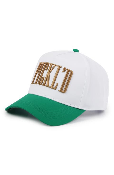 PICKL'D Embroidered Cotton Baseball Cap