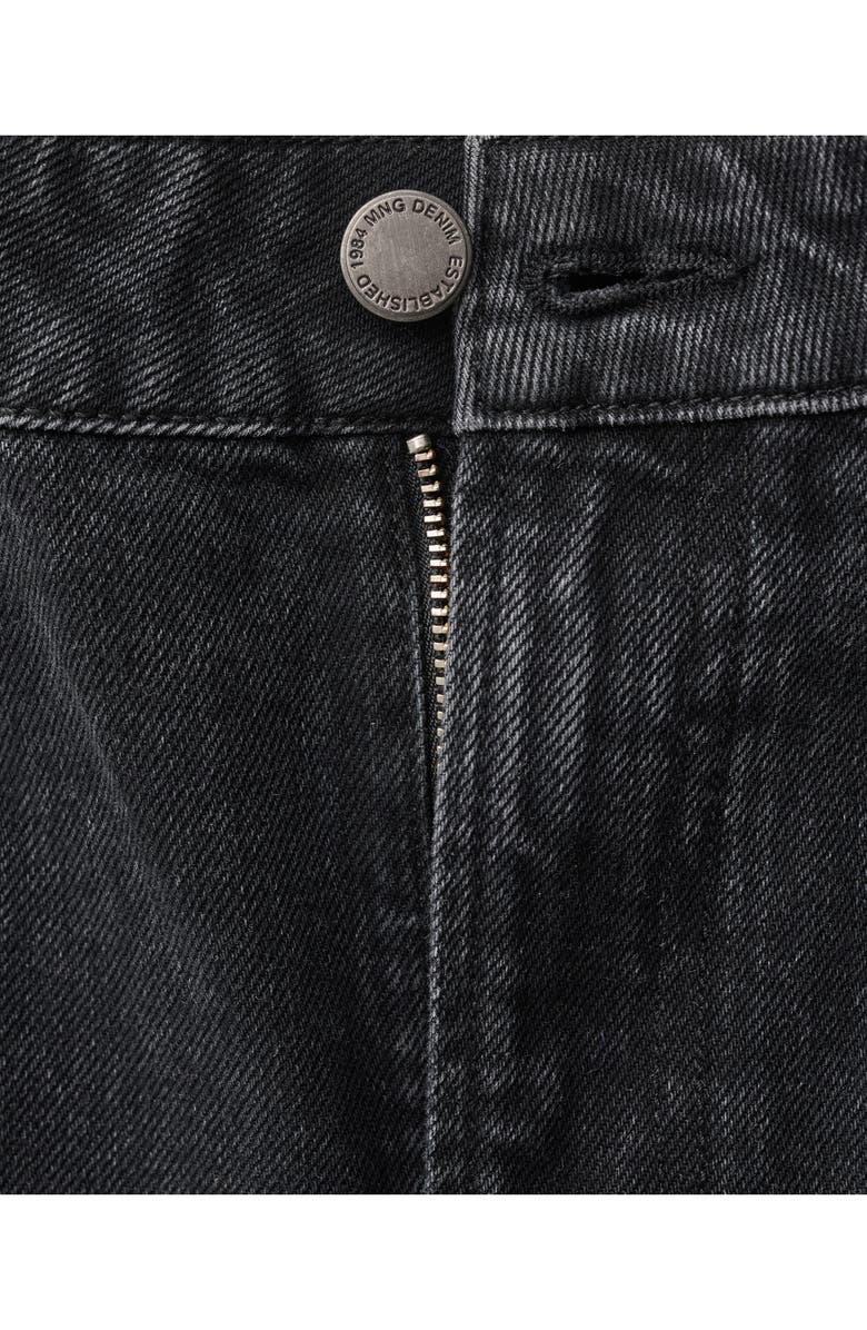 MANGO High Waist Straight Leg Jeans, Alternate, color,