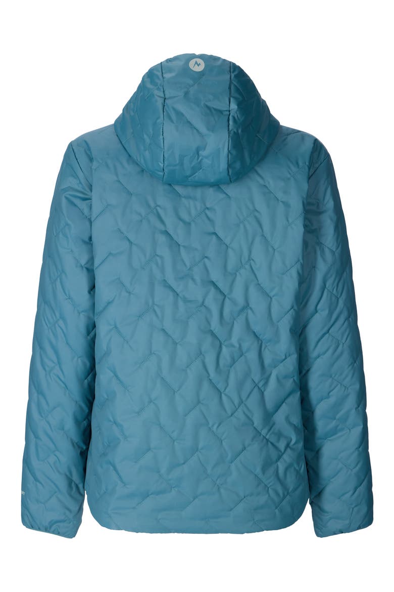 MonoQuilt Hooded Jacket, Alternate, color, SEAFLOOR