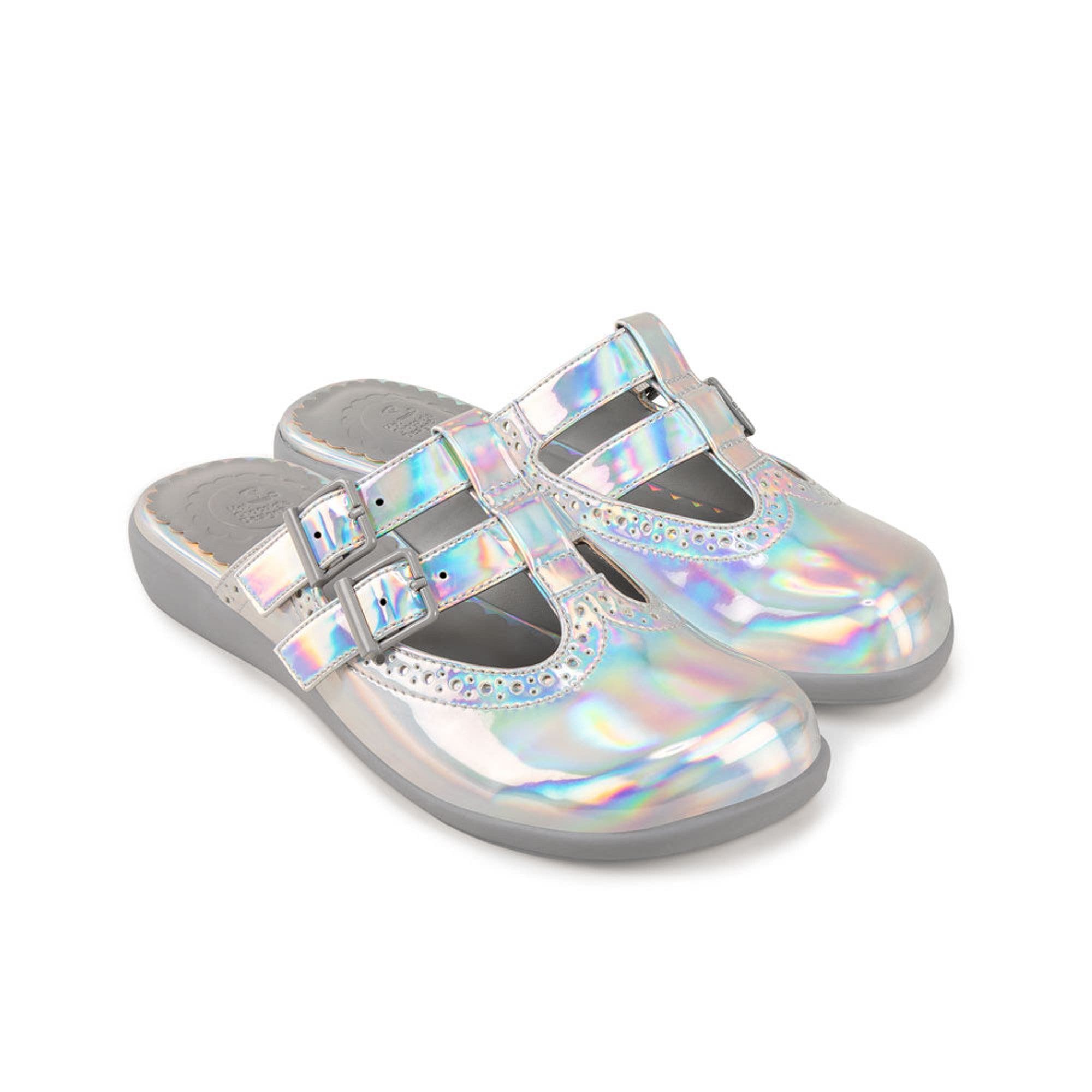 Chrome Crush Women's Mary Jane Clogs, Main, color, Chrome Crush