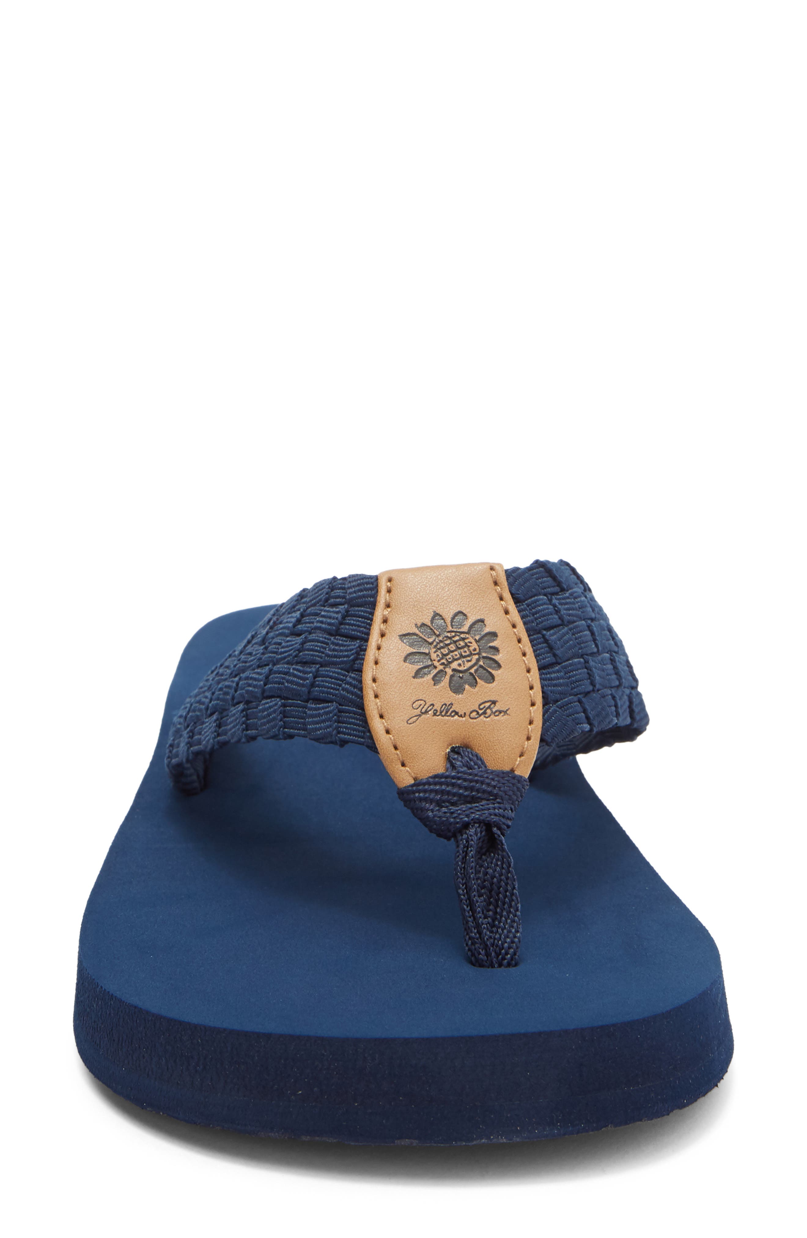 Soleil Flip Flop Sandal, Alternate, color, SOLID NAVY