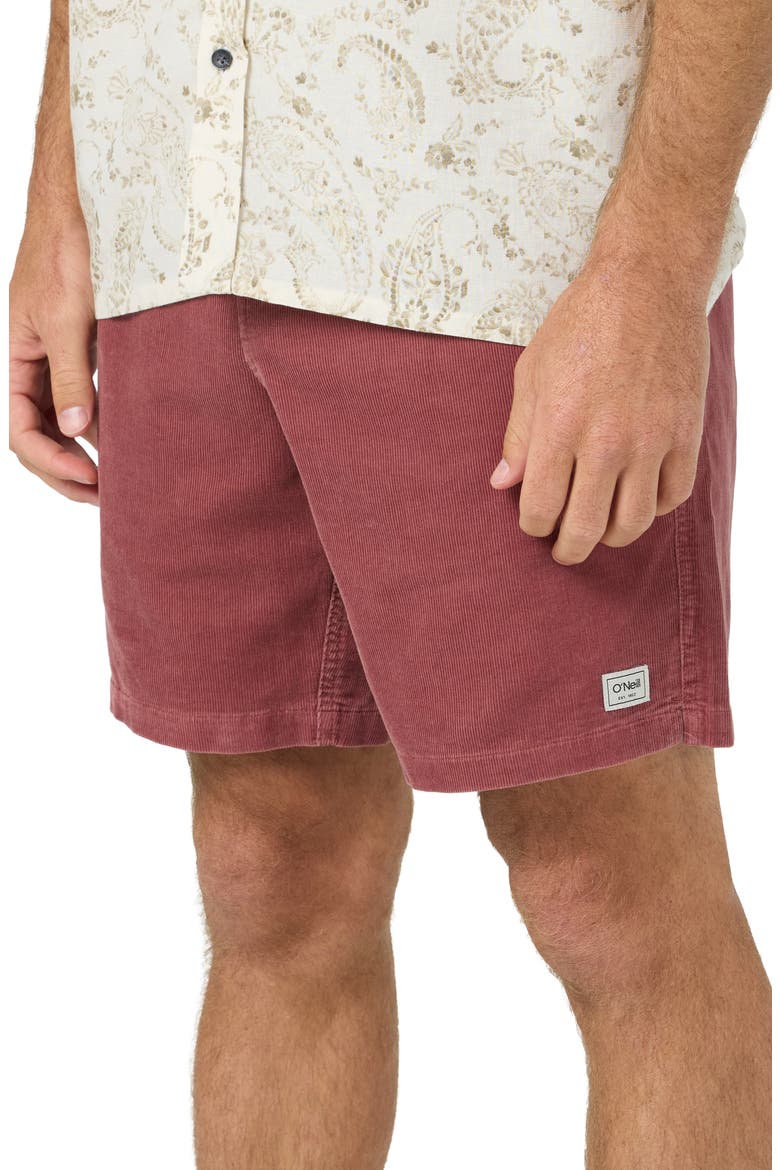 OG Corduroy Drawstring Shorts, Alternate, color, APPLE BUTTER