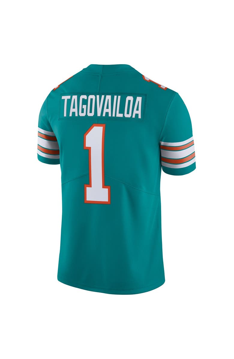 Nike Men's Nike Tua Tagovailoa Aqua Miami Dolphins Alternate Vapor Limited Jersey, Alternate, color, Aqua