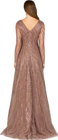 Modest Long Sleeve Ball Gown