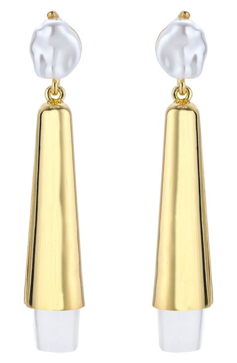 Renne Linear Drop Earrings