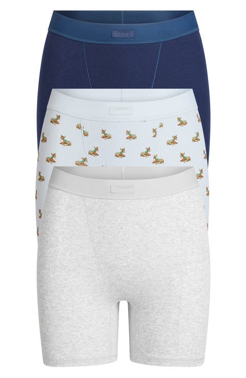 3-Pack Cotton Rib Boxers (Regular & Plus)