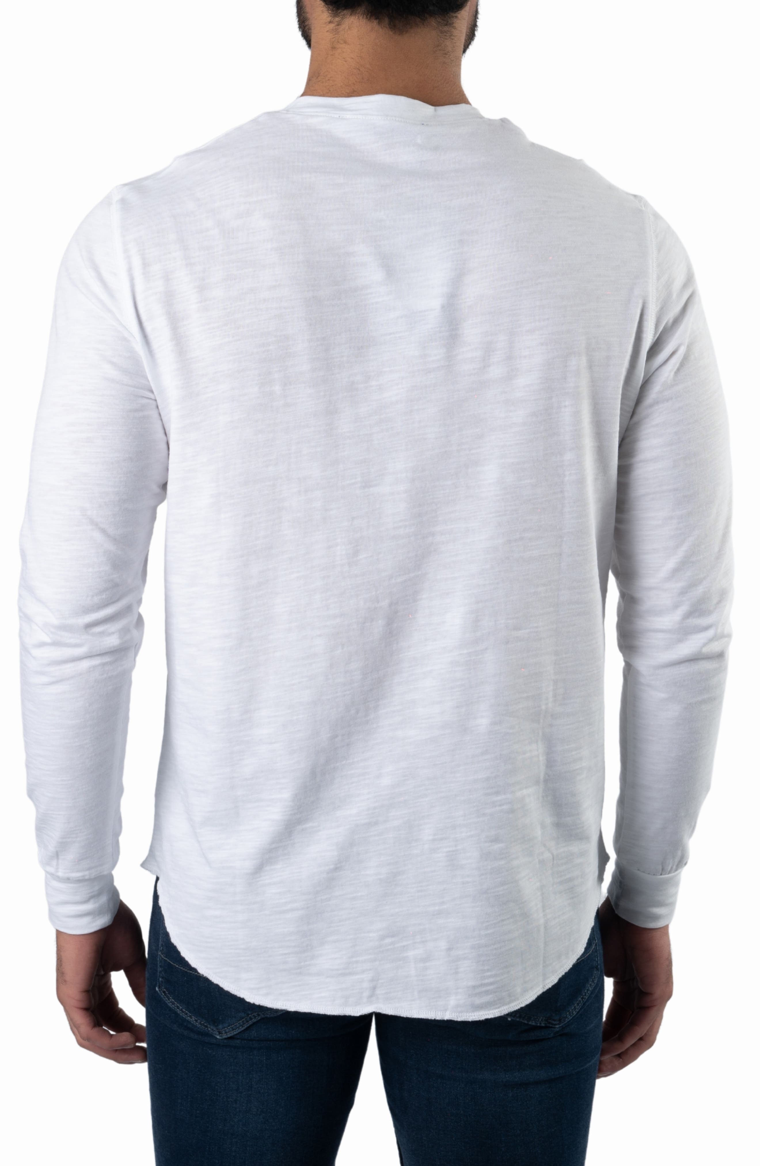 Long Sleeve Henley T-Shirt - image 2