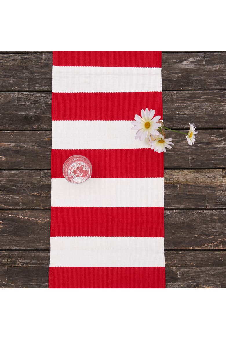 Cabana Stripes Runner Collection, Alternate, color, Red