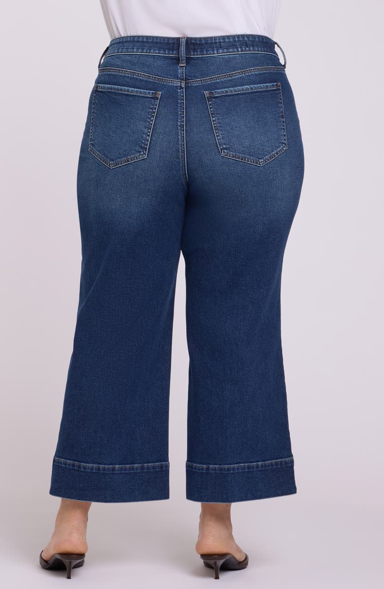 NYDJ Teresa Ankle Wide Leg Jeans, Alternate, color, Sunset Villa