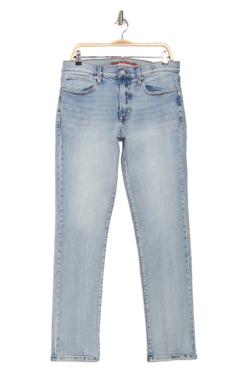 Lucky Brand 121 Slim Straight Jeans, Alternate, color, Summer Warm Up