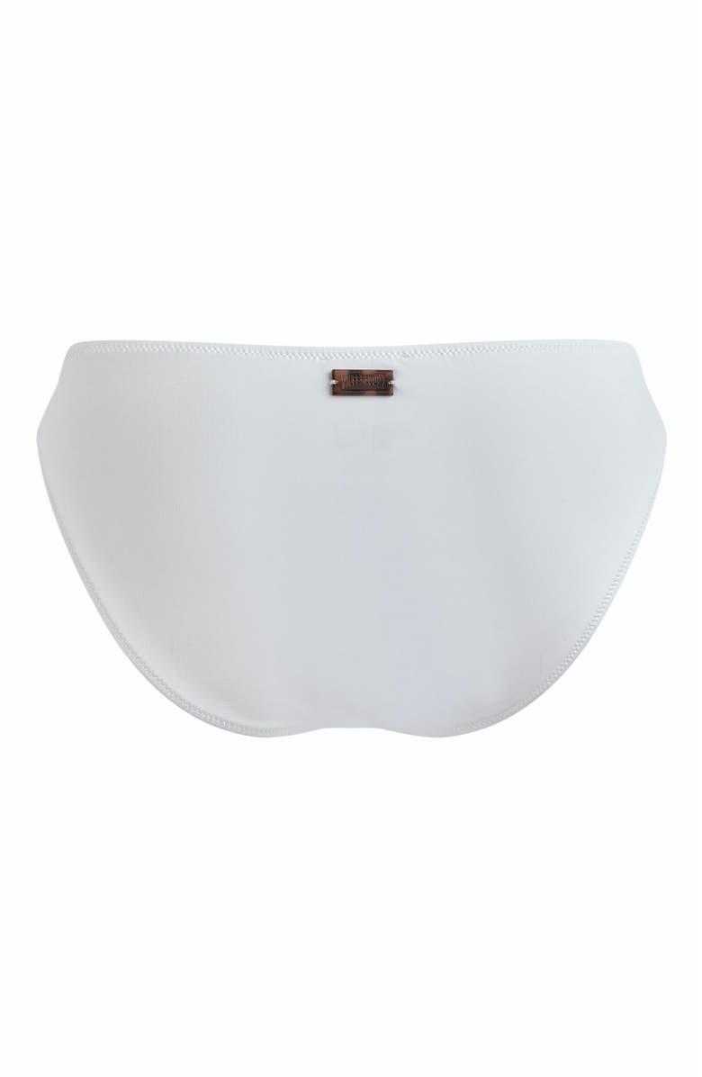 Vilebrequin Women's Strass Mini Brief Bikini Bottom, Alternate, color, Blanc