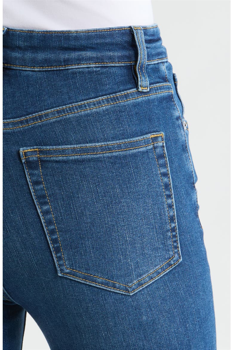 The Pencil High Waist Raw Hem Crop Jeans, Alternate, color, FEMMA RAW AFTER